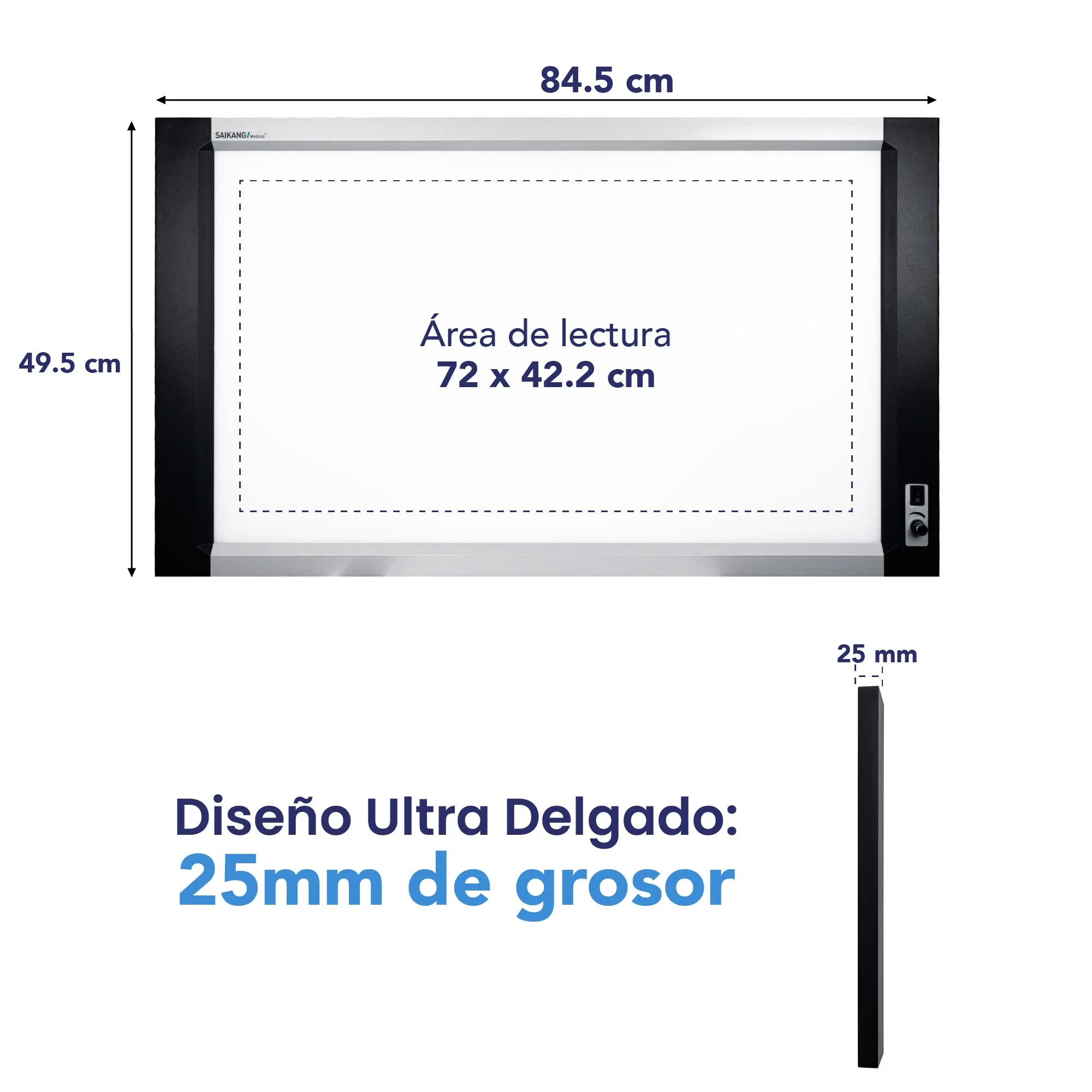 Negatoscopio LED Doble - Image 3