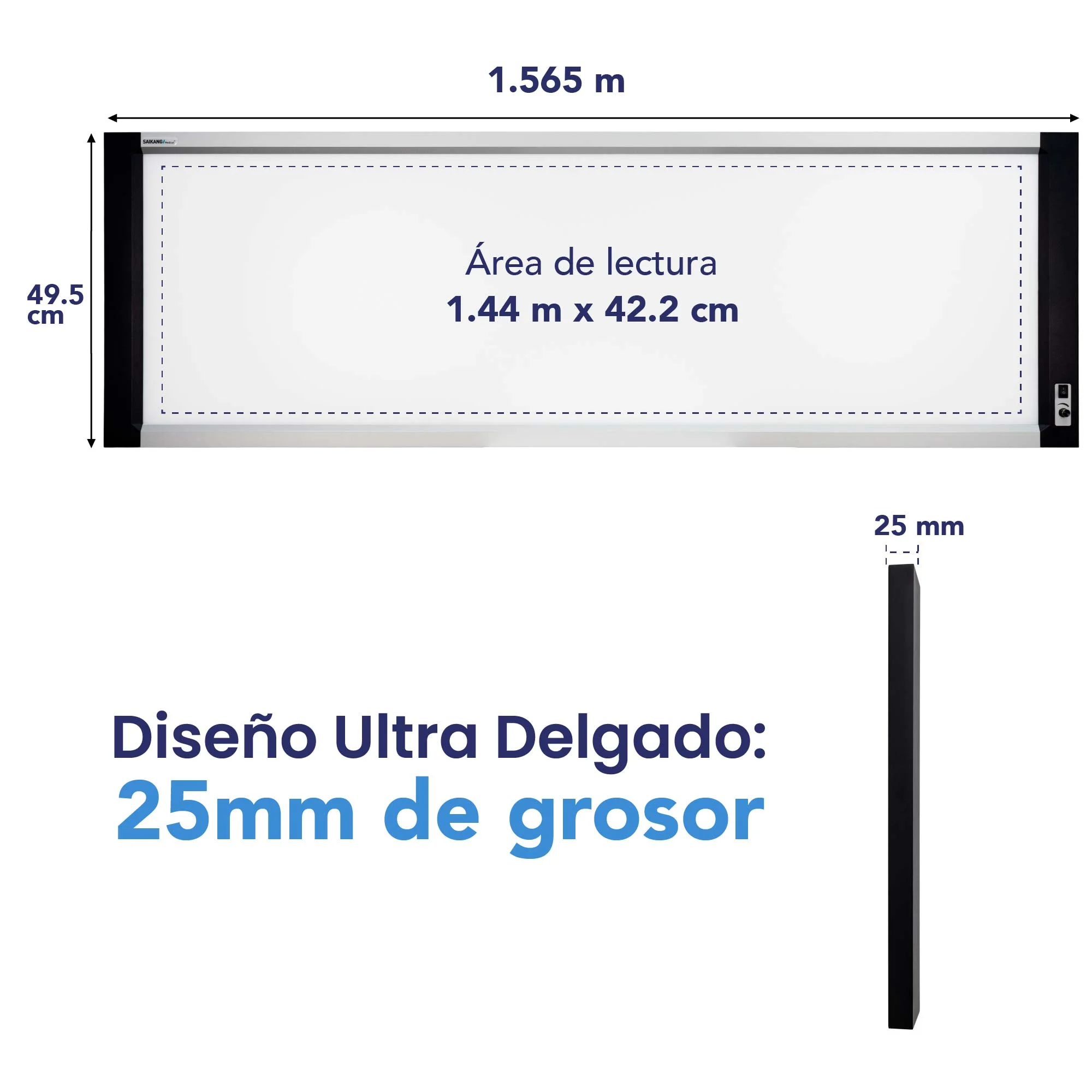 Negatoscopio LED Cuádruple - Image 3