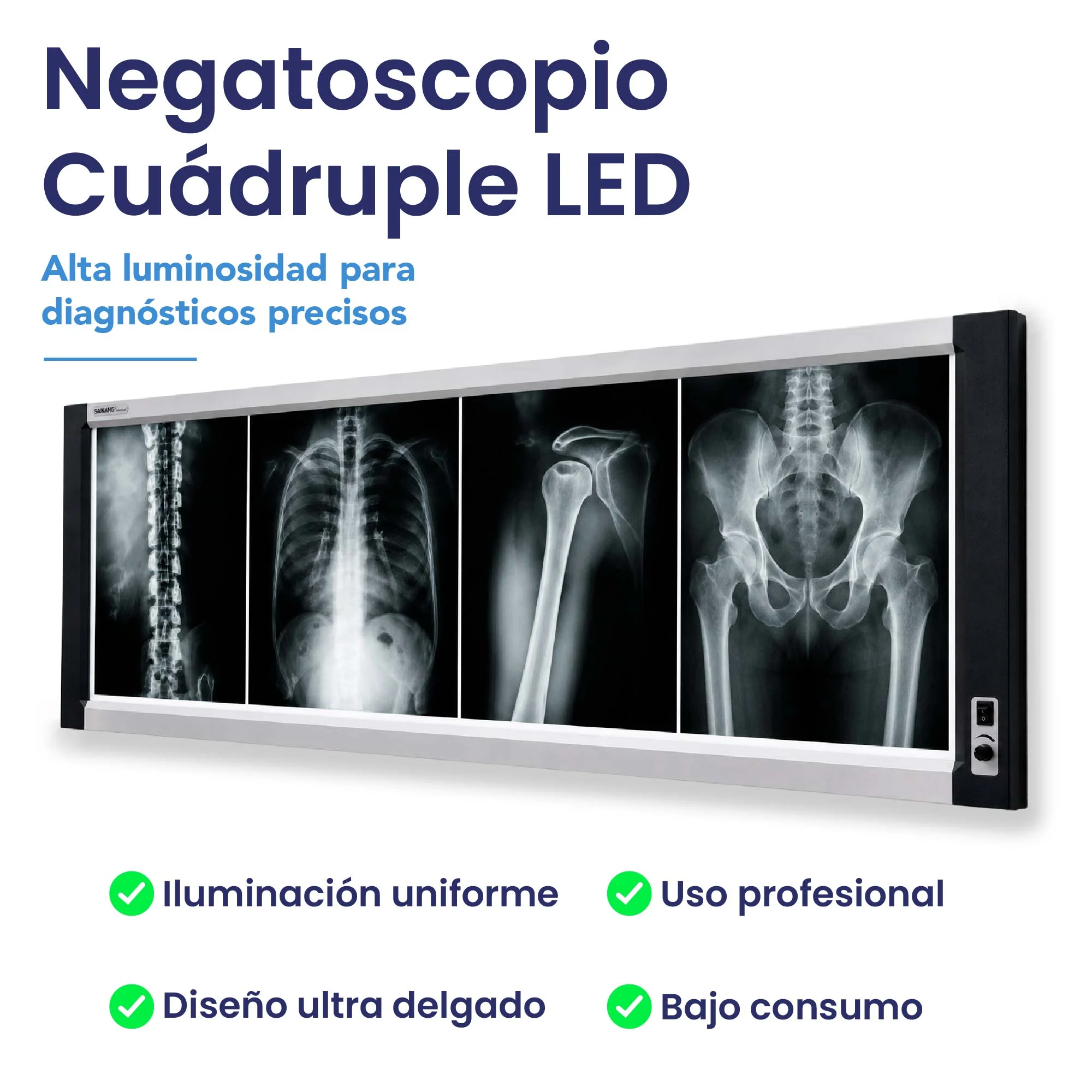 Negatoscopio LED Cuádruple - Image 2