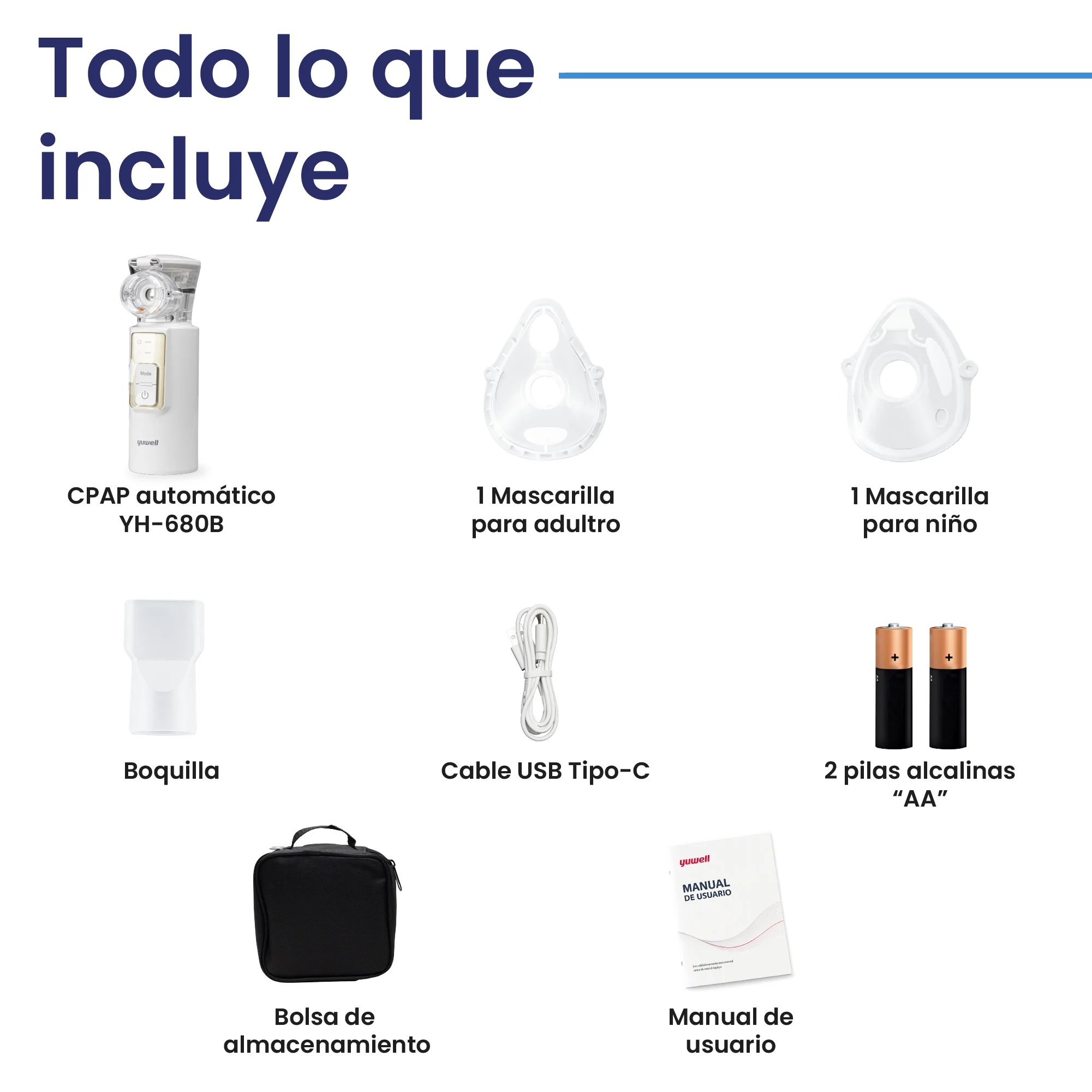 Nebulizador De Malla Portatil Yuwell M105t - Image 9
