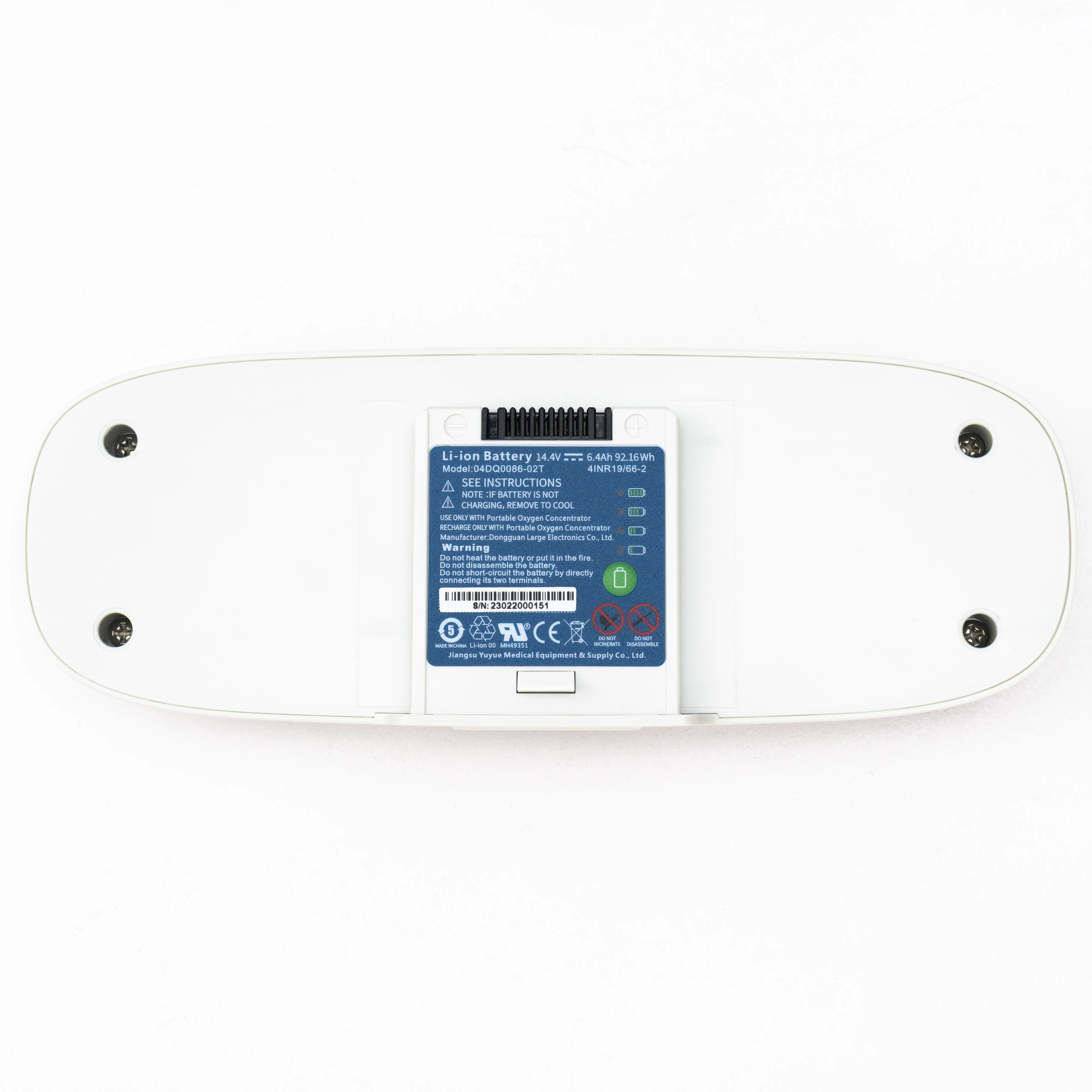 Batería de Repuesto Recargable para Concentrador Portátil Yuwell Spirit-3 y Handy 7F-7 - Imagen 5
